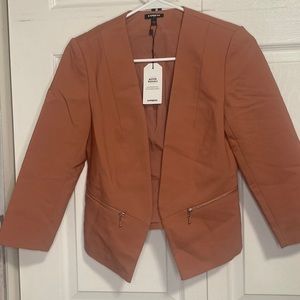 Express Peach color blazer, size 4
